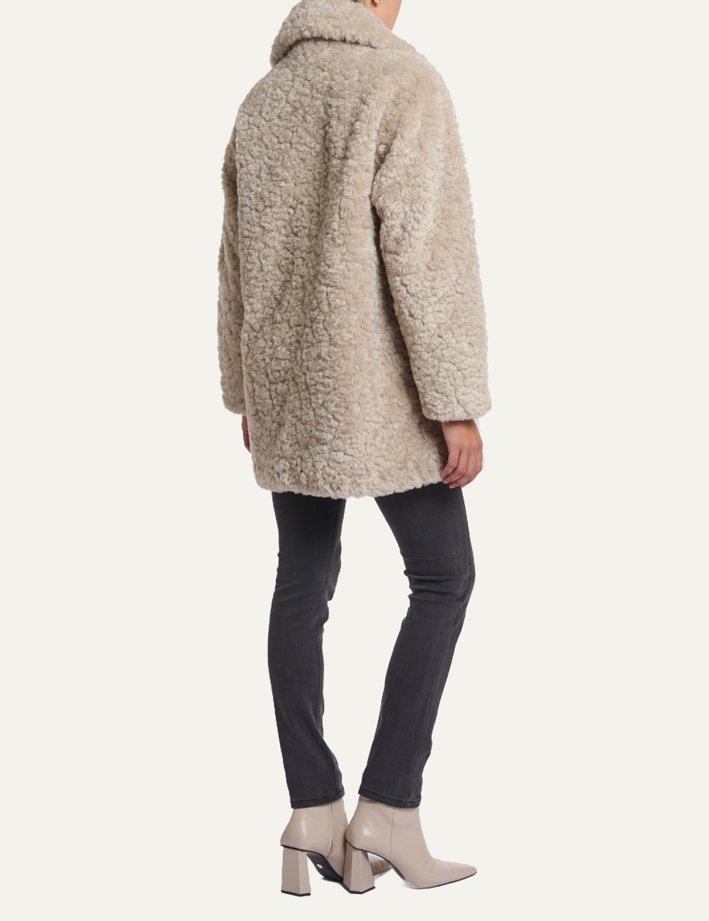 RINO PELLE LILI COAT BEIGE