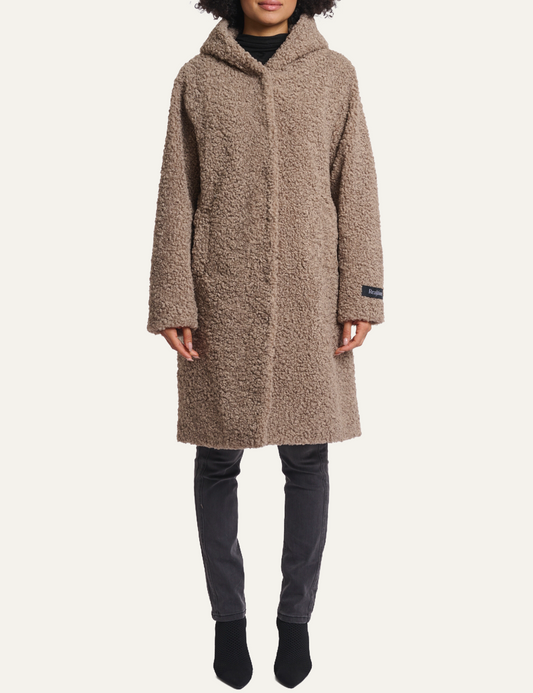 RINO PELLE LEONIE COAT TOFFEE