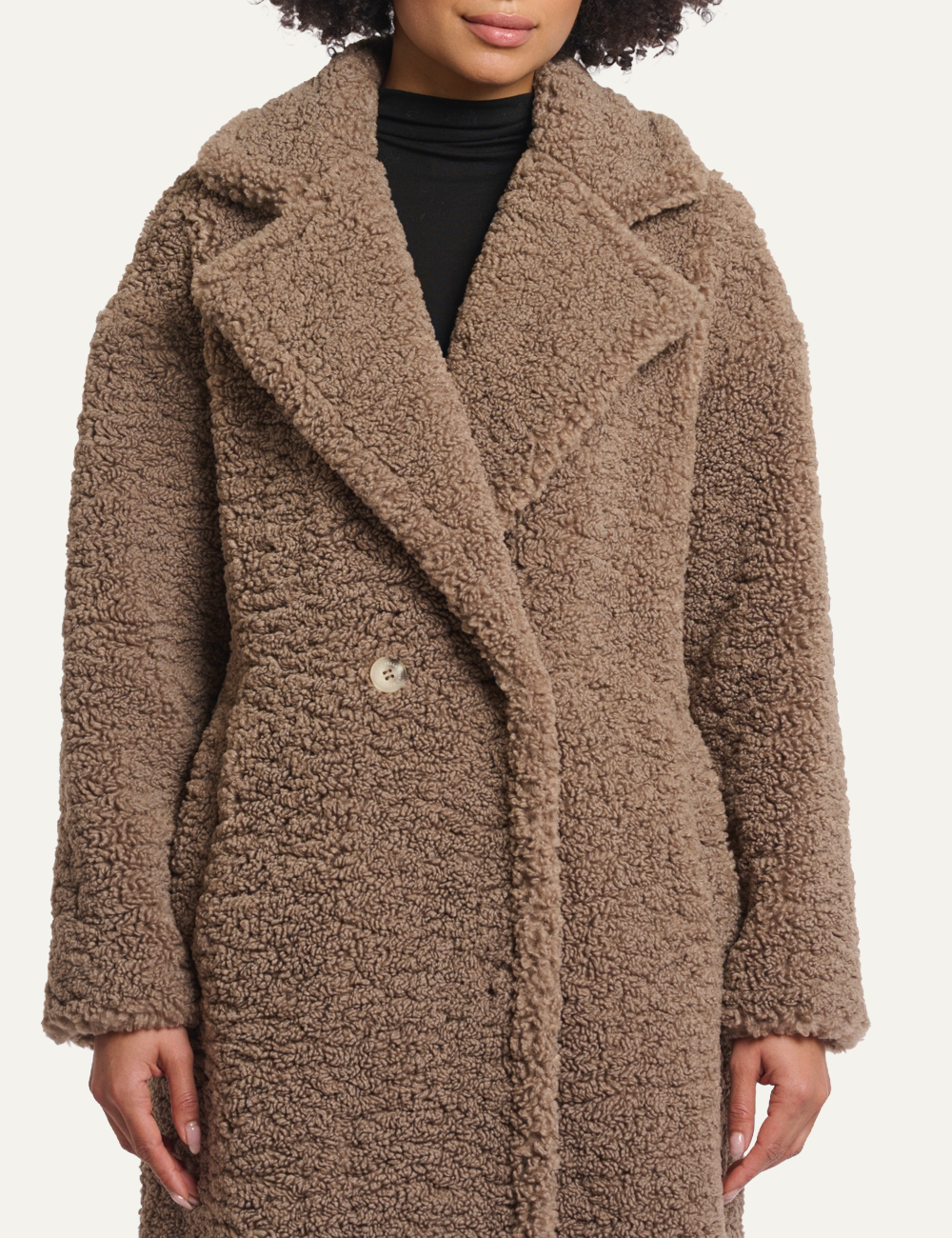 RINO PELLE ELICIA COAT TOFFEE
