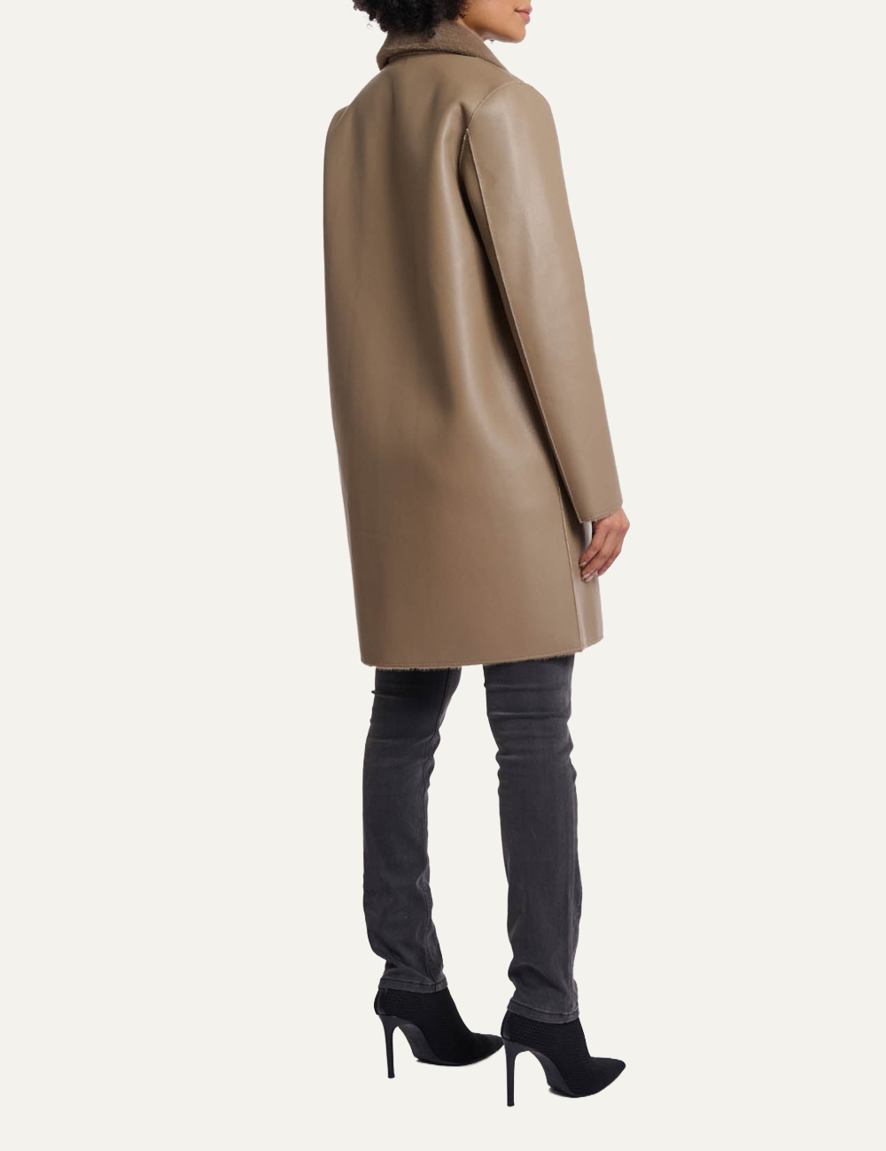 RINO PELLE IVON COAT BIRCH