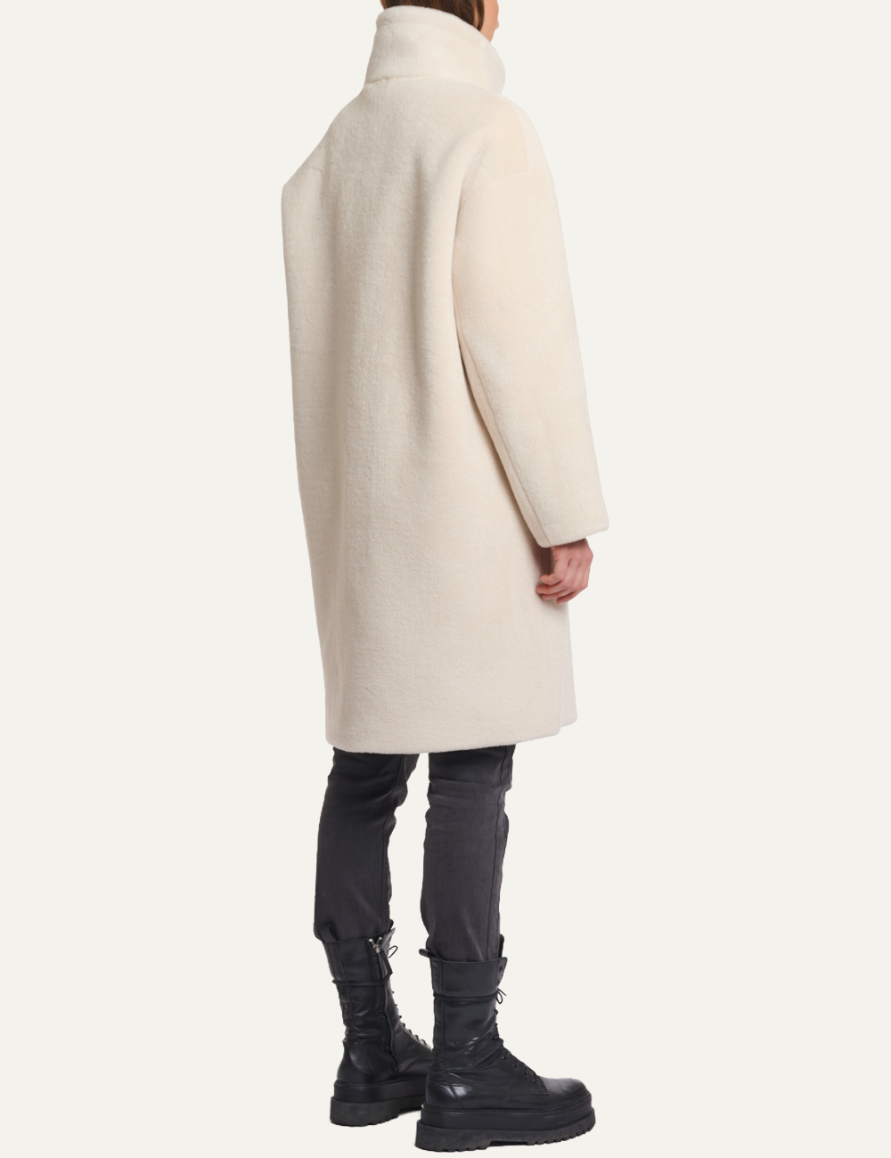 RINO PELLE CILOU COAT BIRCH