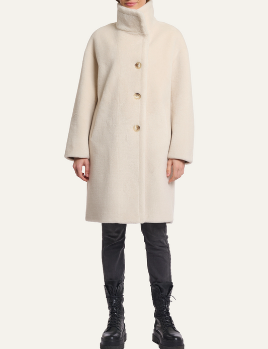 RINO PELLE CILOU COAT BIRCH