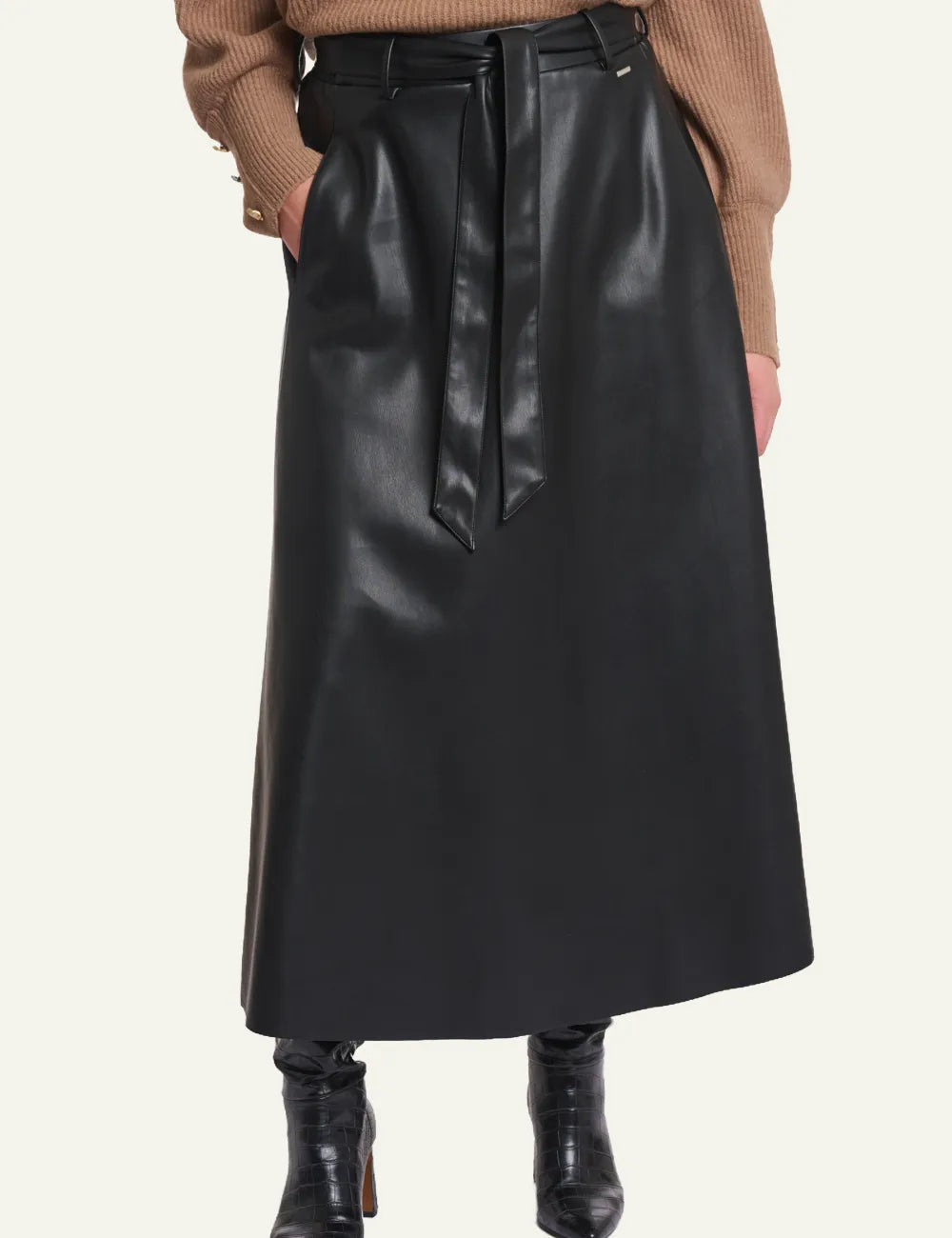 RINO PELLE CHELSEA SKIRT BLACK