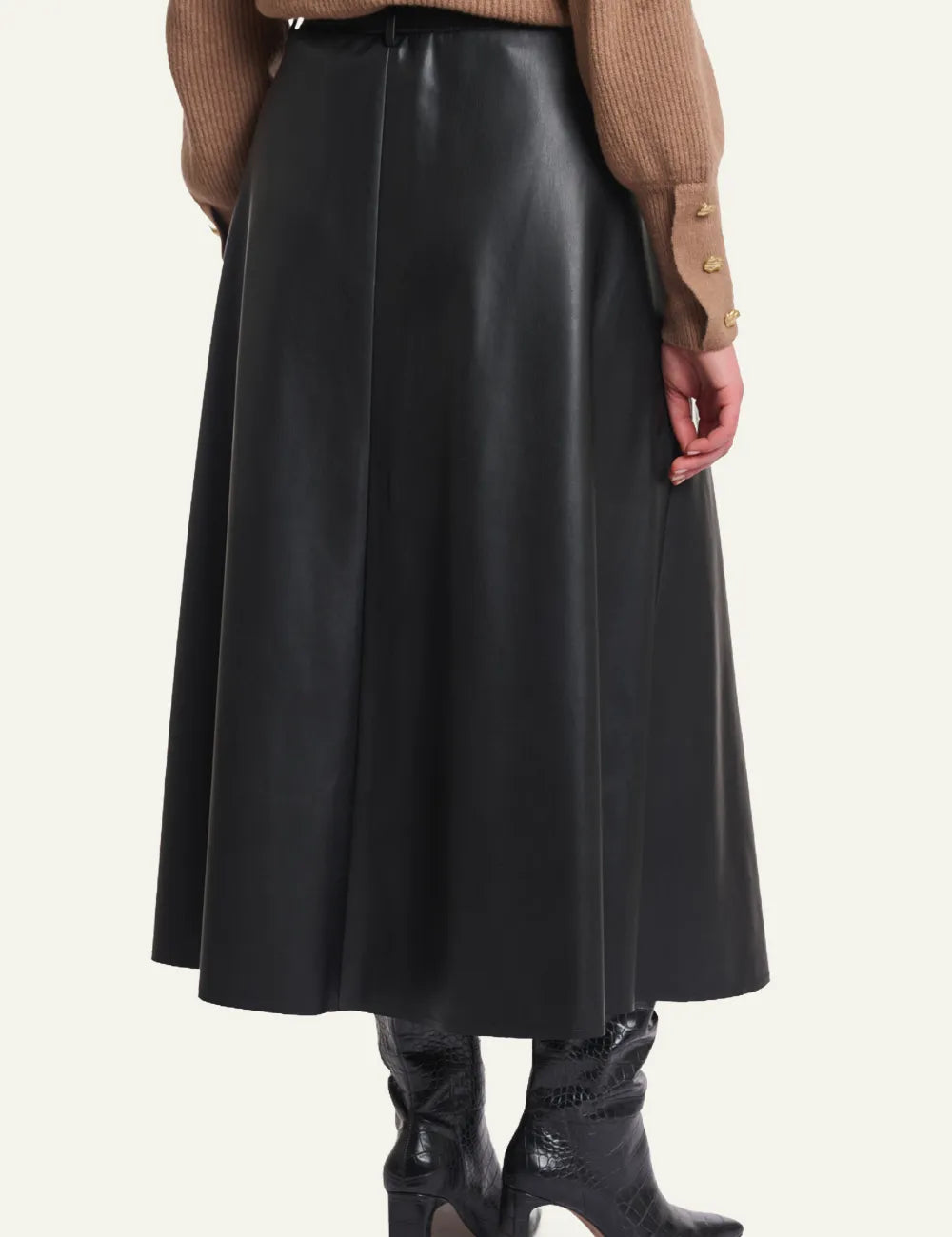 RINO PELLE CHELSEA SKIRT BLACK