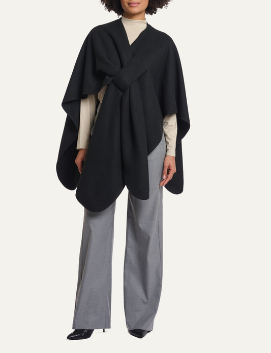 RINO PELLE MARWA CAPE BLACK