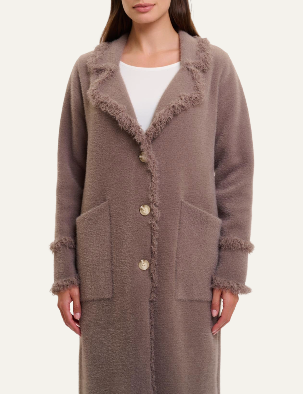 RINO PELLE CARDIGAN CATENA