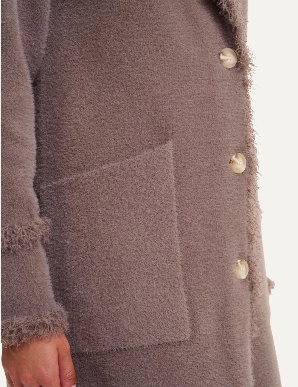 RINO PELLE CARDIGAN CATENA