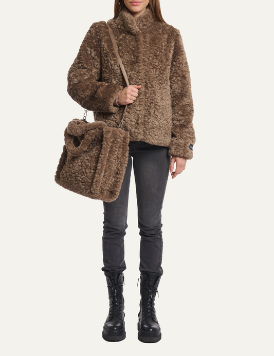 RINO PELLE BRAΧ BAG TOFFEE