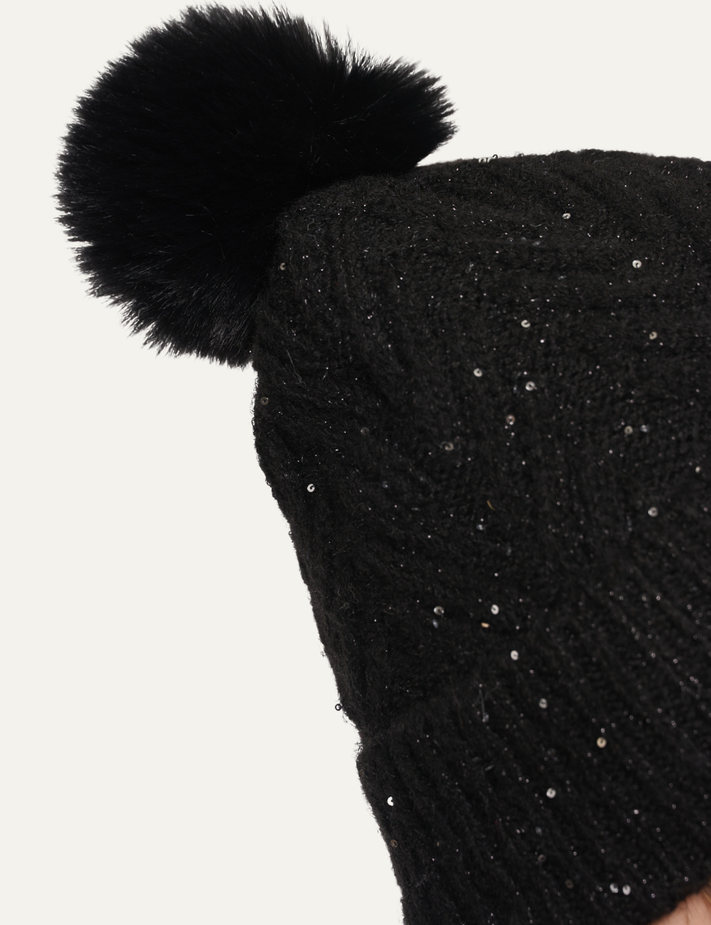 RINO PELLE REY BEANIE BLACK