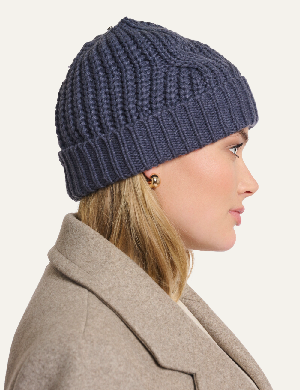 RINO PELLE KEVINA BEANIE NIGHT GREY