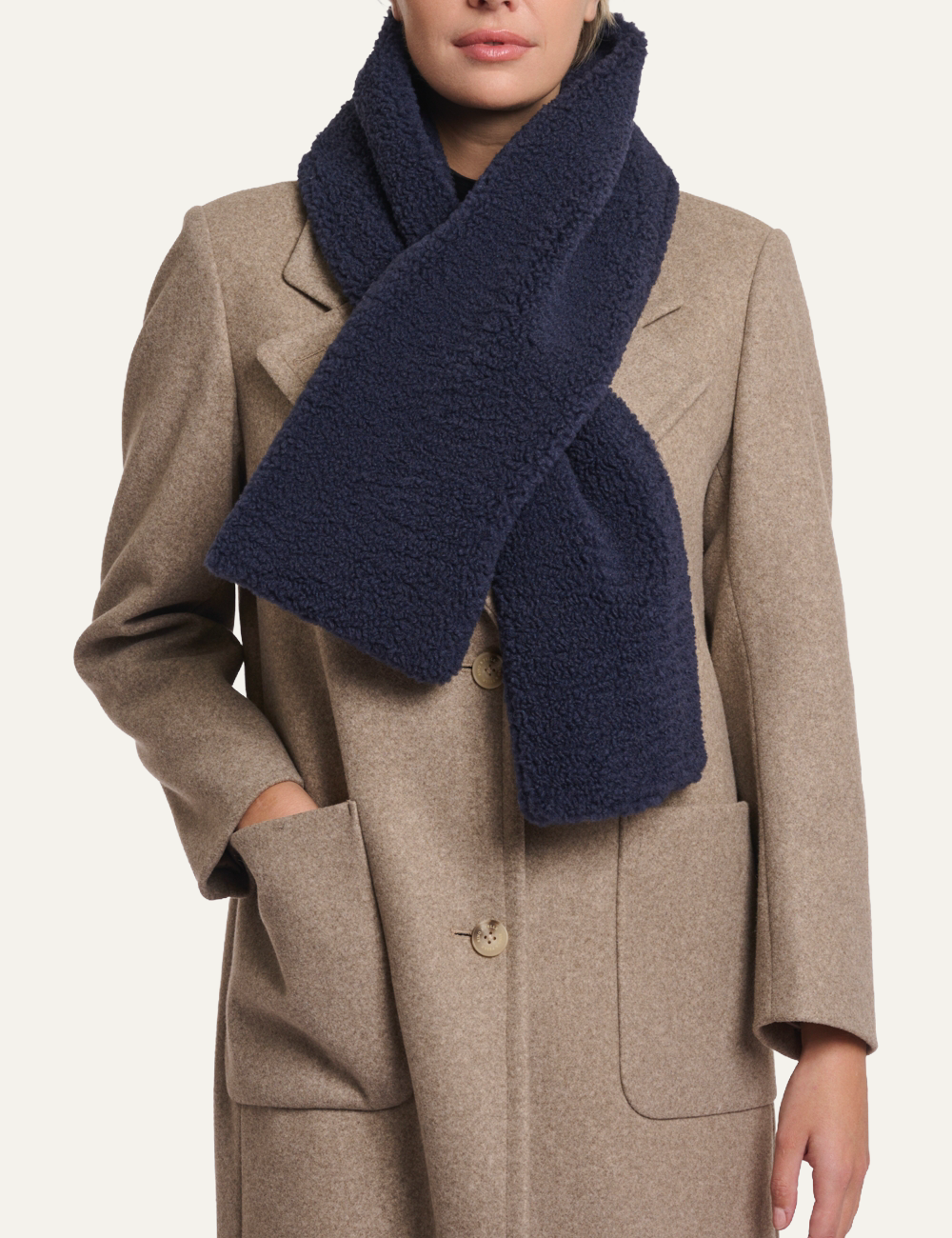 RINO PELLE ASHO SCARF NIGHT GREY