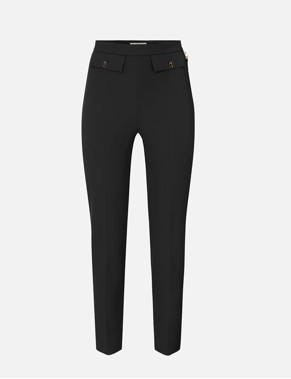 ELISABETTA FRANCHI Double crêpe trousers