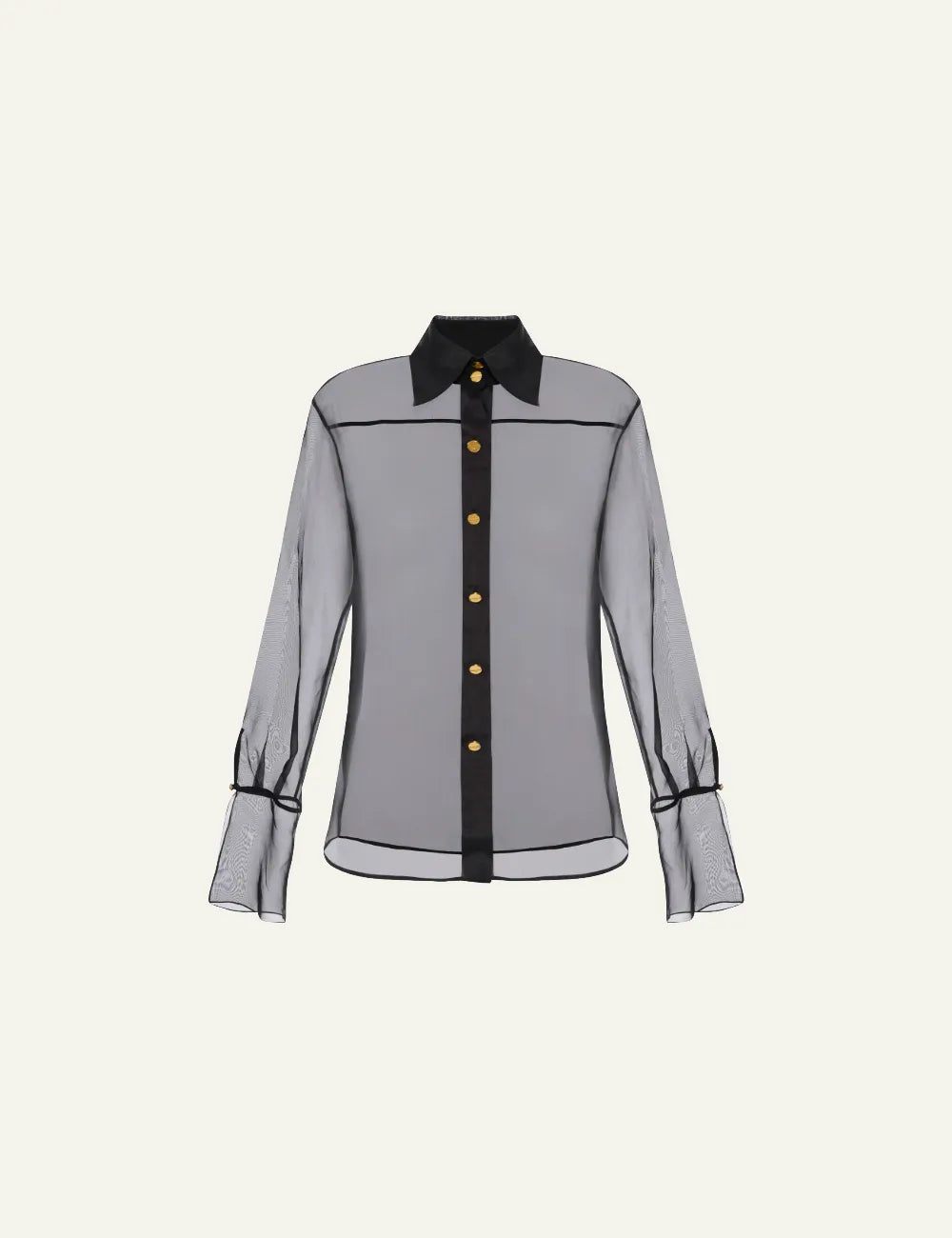 ELISABETTA FRANCHI Blouse in organza fabric