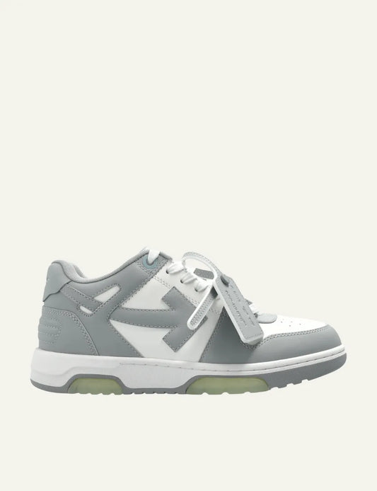 OFF WHITE OUT OF OFFICE CALF LEATHER WHITE/GREY