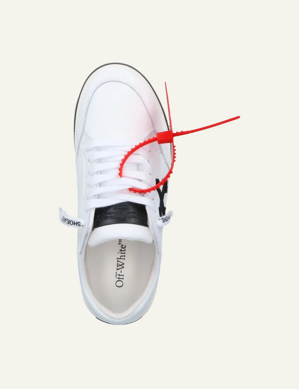 OFF WHITE VULC LOW CALF WHITE/BLACK