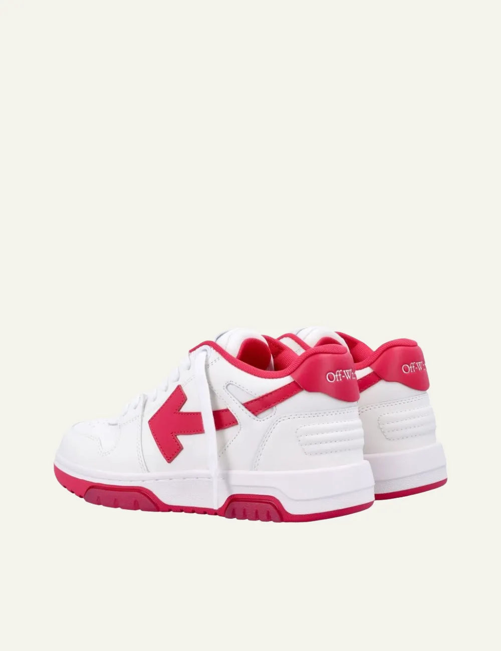 OFF WHITE OUT OF OFFICE CALF LEATHER FUCHSIA