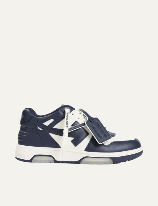 OFF WHITE OUT OF OFFICE CALF LEATHER PETROL BLUE
