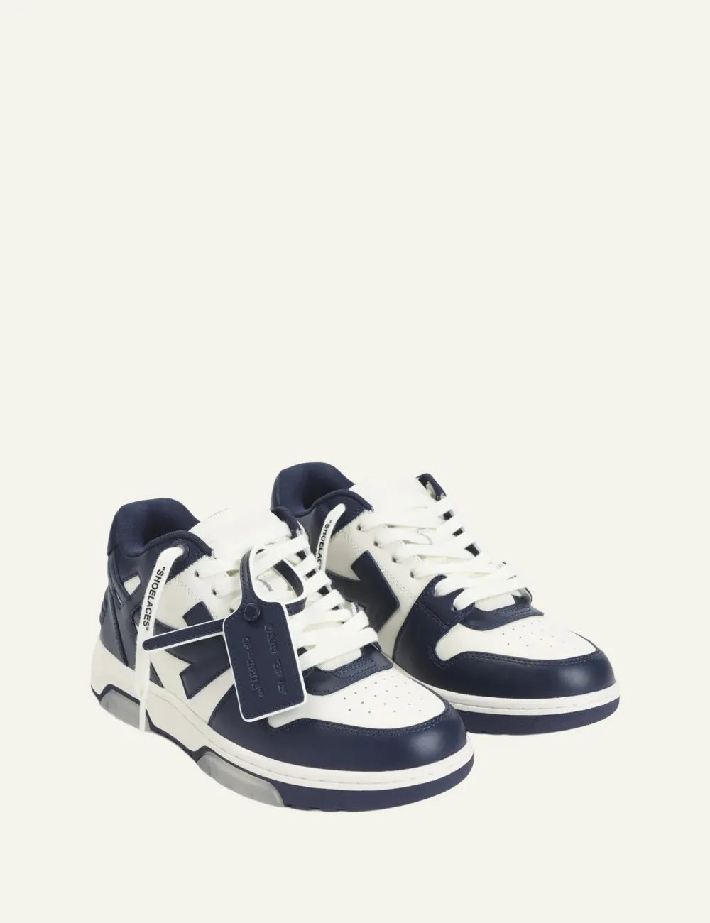 OFF WHITE OUT OF OFFICE CALF LEATHER PETROL BLUE