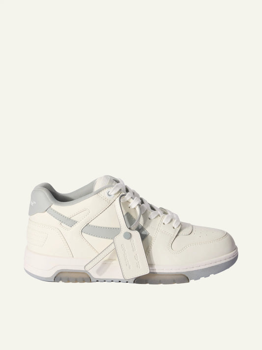 OFF WHITE OUT OF OFFICE CALF LEATHER WHITE/GREY