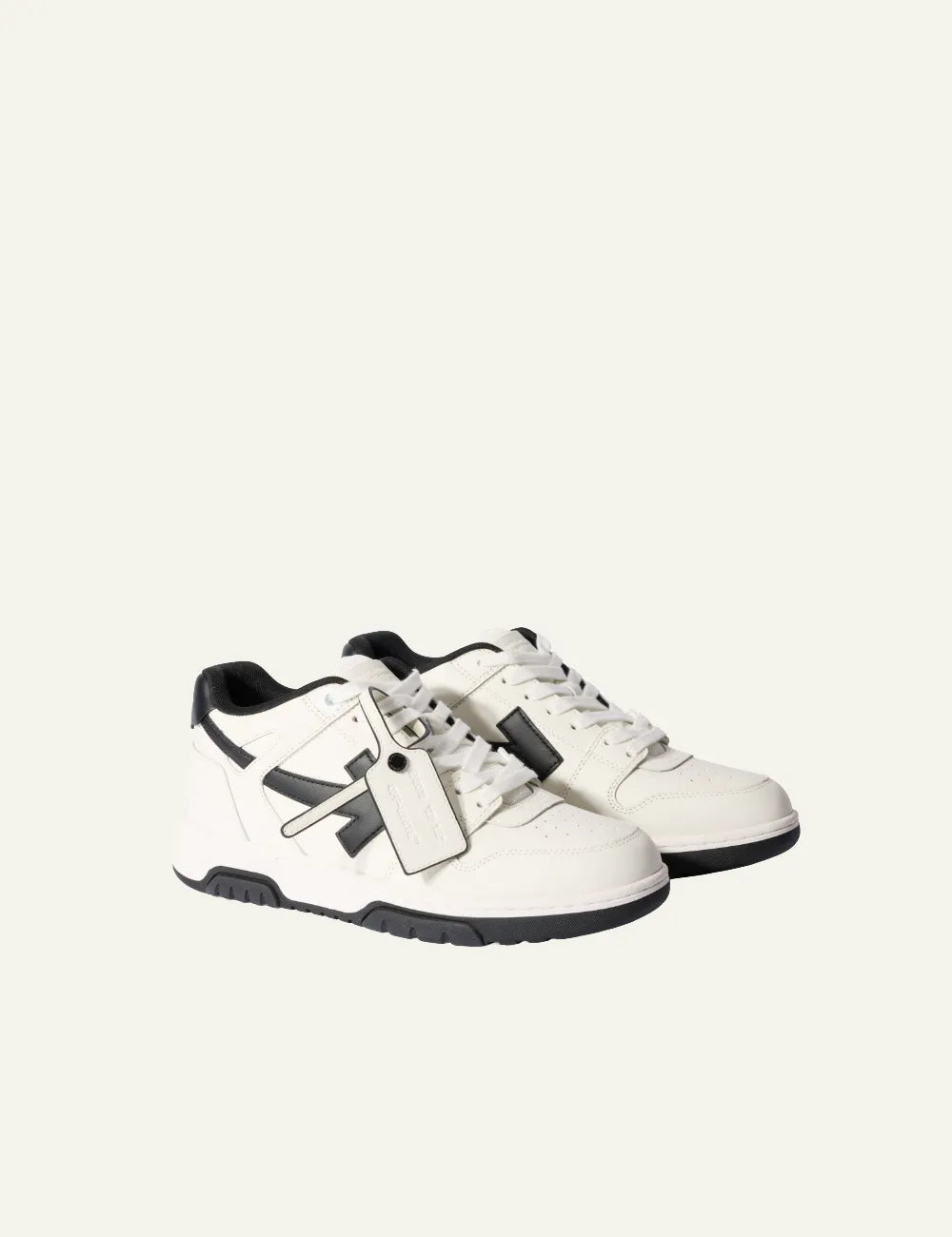 OFF WHITE OUT OF OFFICE CALF LEATHER BLACK