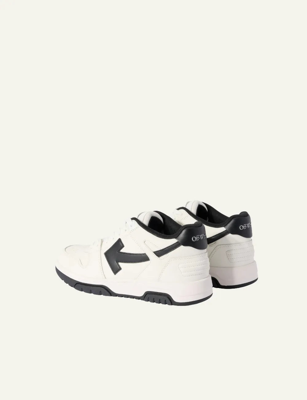 OFF WHITE OUT OF OFFICE CALF LEATHER BLACK