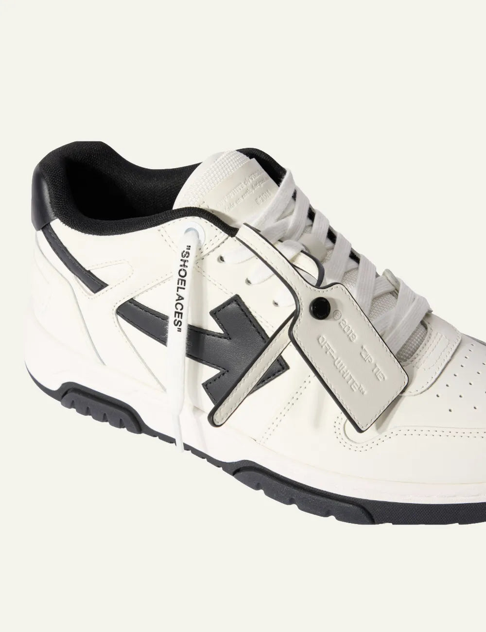 OFF WHITE OUT OF OFFICE CALF LEATHER BLACK