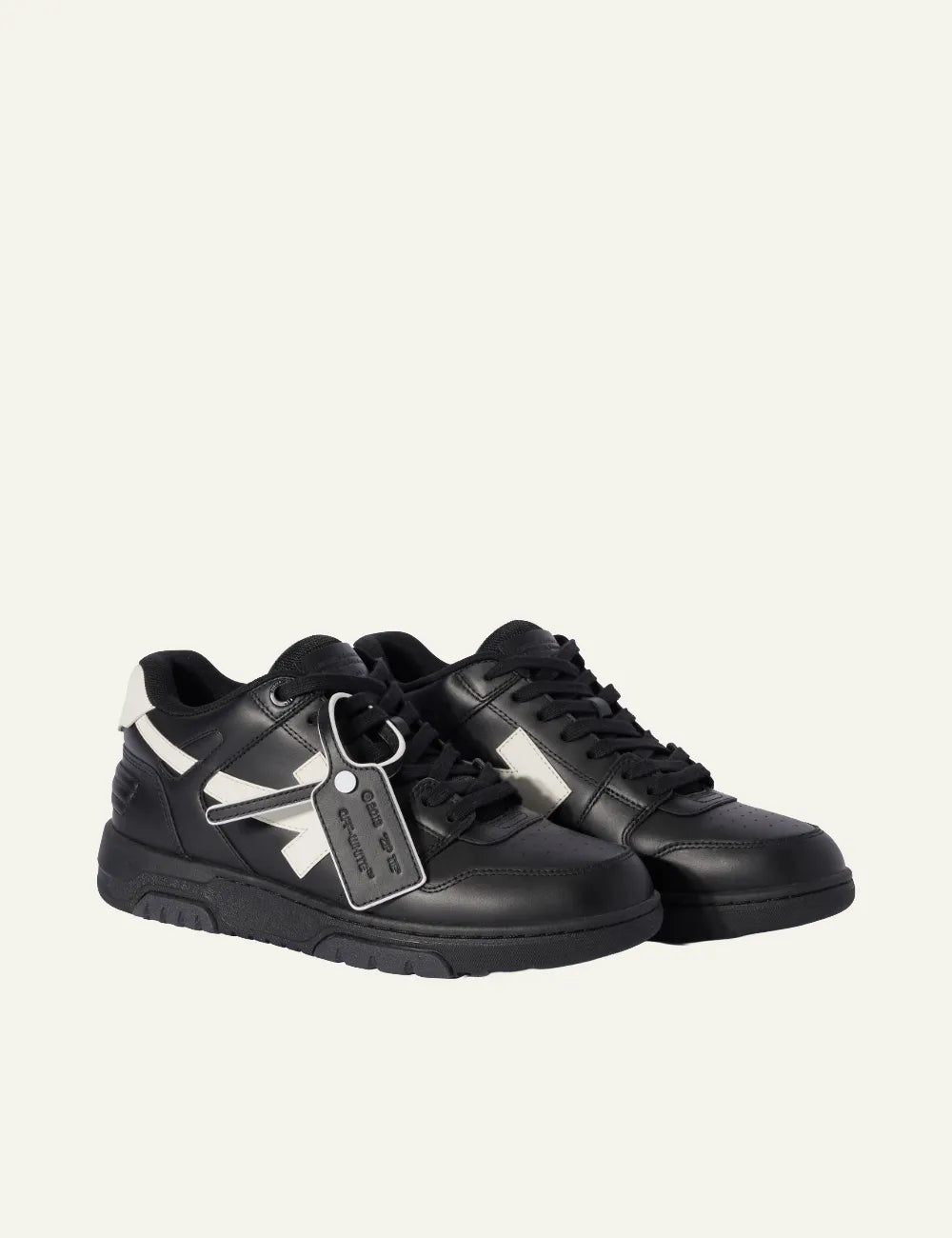 OFF WHITE OUT OF OFFICE CALF LEATHER BLACK/WHITE