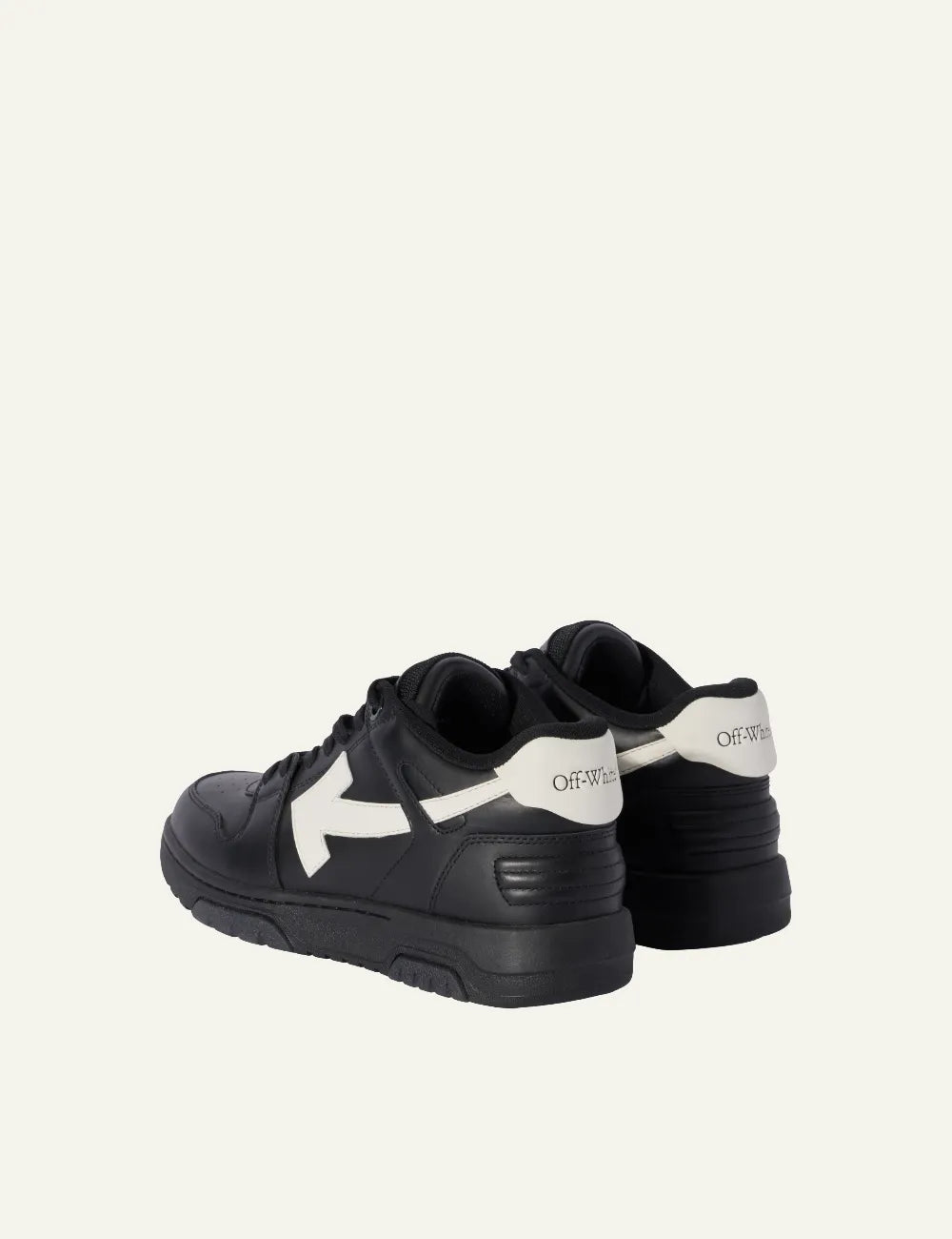 OFF WHITE OUT OF OFFICE CALF LEATHER BLACK/WHITE