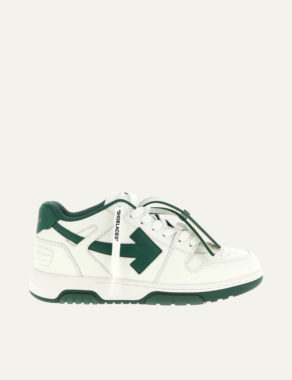OFF WHITE OUT OF OFFICE CALF LEATHER GREEN