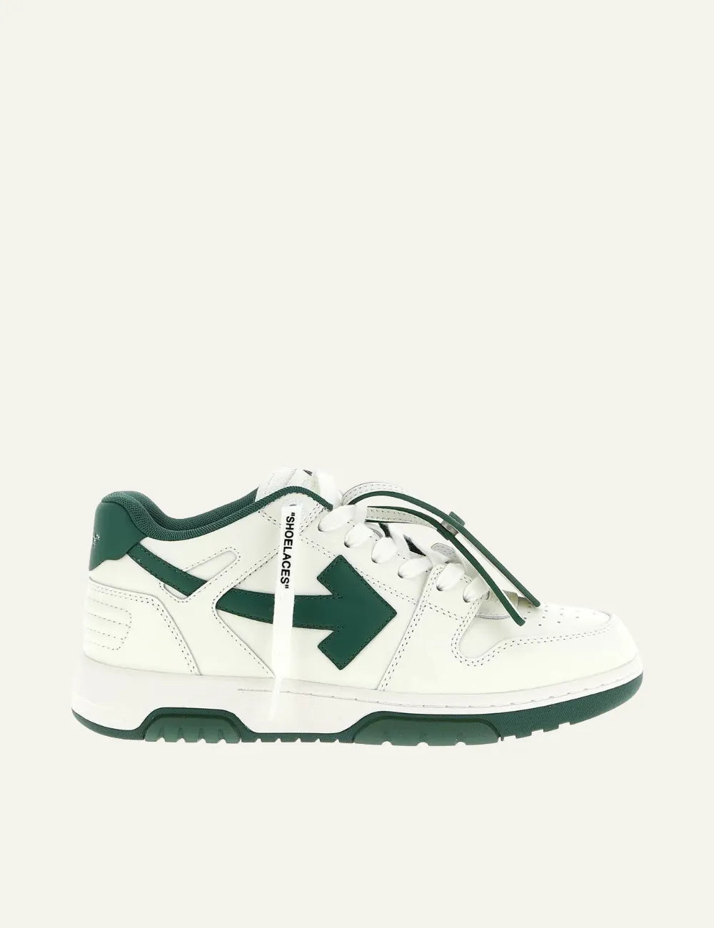 OFF WHITE OUT OF OFFICE CALF LEATHER GREEN