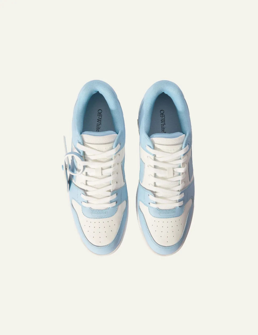 OFF WHITE OUT OF OFFICE CALF WHITE/LIGHT BLUE