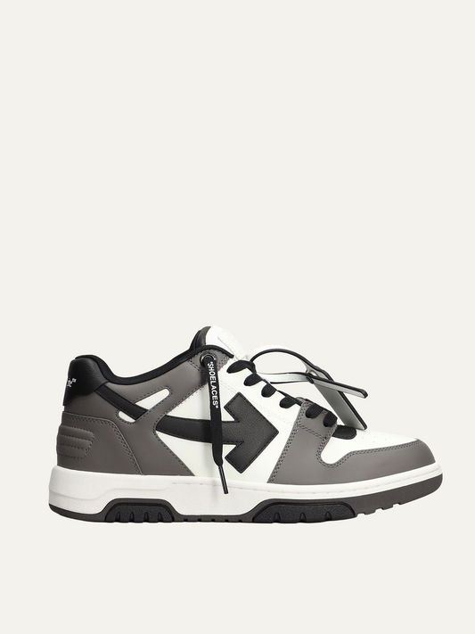 OFF WHITE OUT OF OFFICE CALF LEATHER DARK GREY
