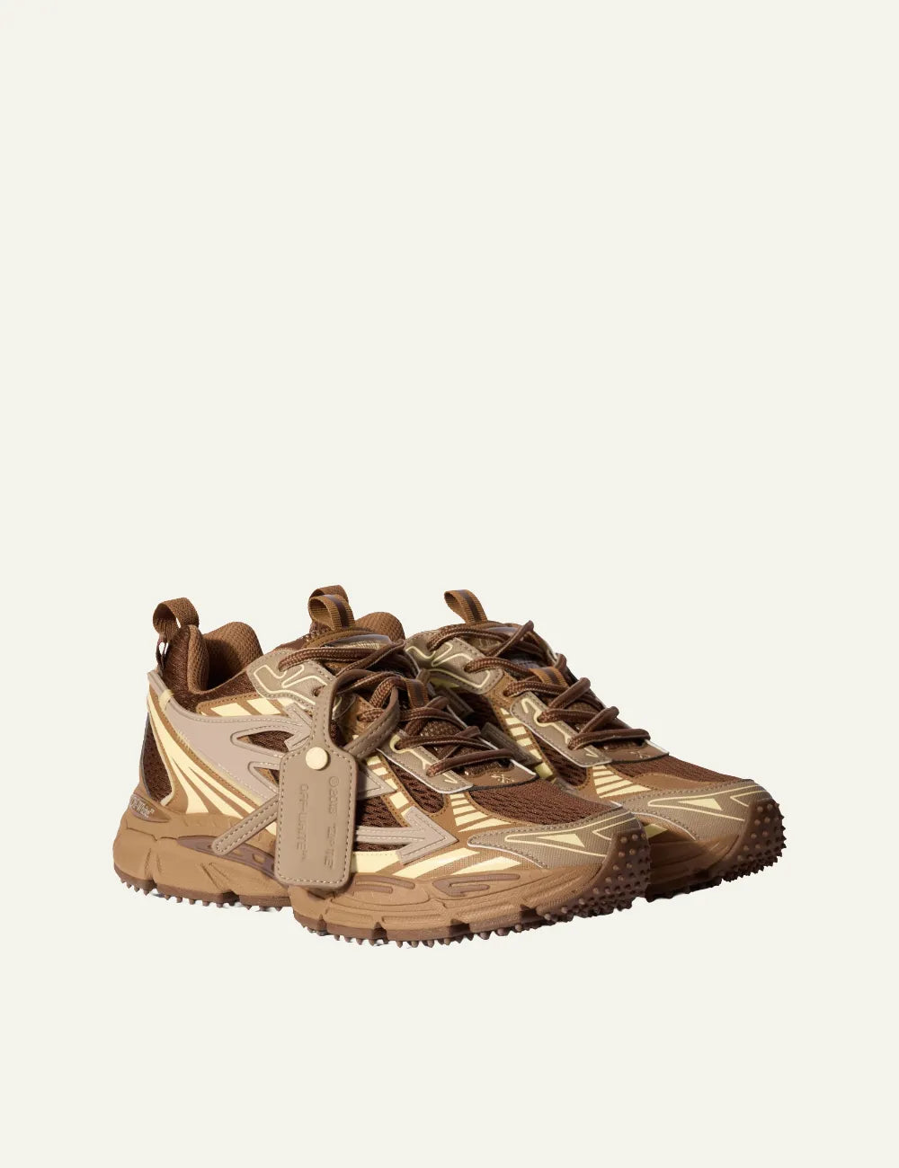 OFF WHITE OW BE RIGHT BACK DARK BROWN/CREAM