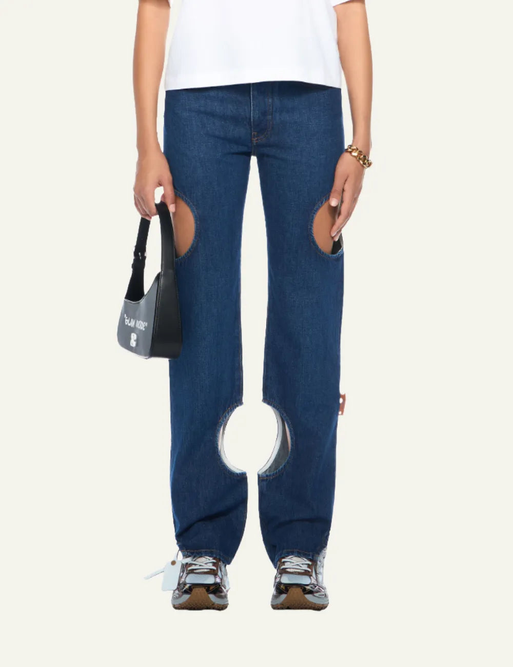 OFF WHITE METEOR DENIM PANTS MEDIUM BLUE