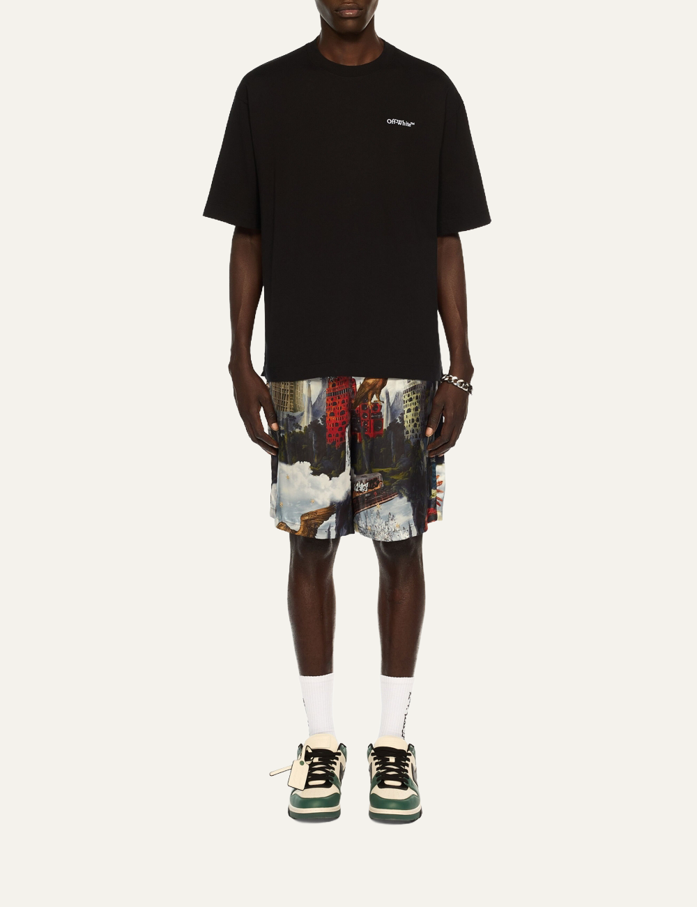 OFF WHITE LANDSCAPE ARROW SKATE S/S TEE