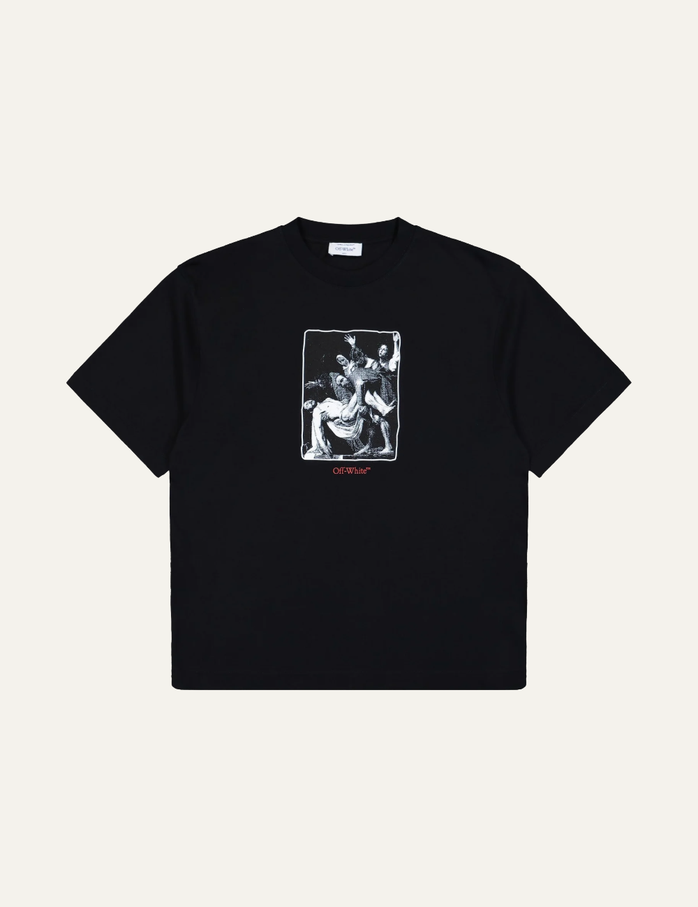 OFF WHITE CARDS PAINTING SKATE S/S TEE