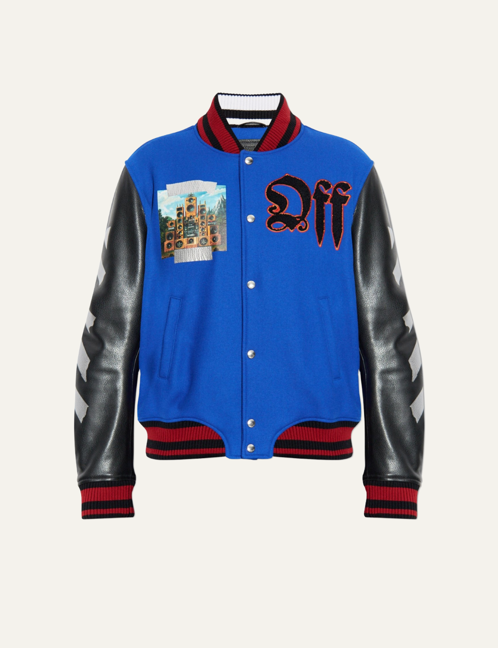 OFF WHITE TRAIN OFF LEA WOOL VARSITY