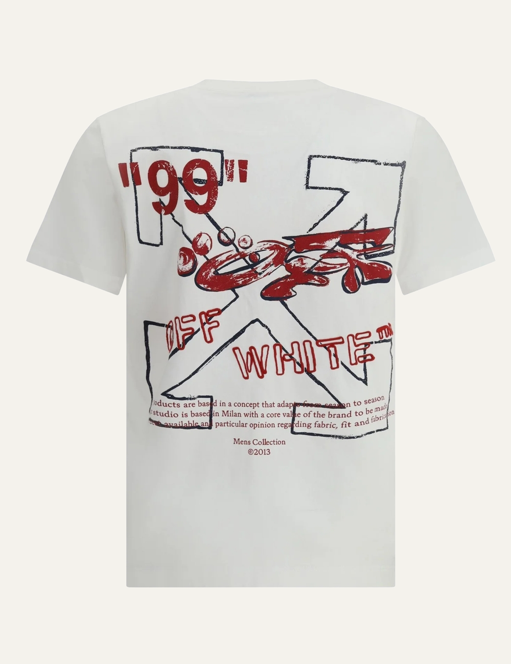 OFF WHITE STAMP ARROW SLIM S/S TEE