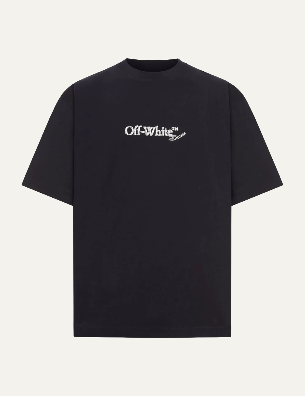 OFF-WHITE SCRIBBLE ARROW SKATE TEE BLACK