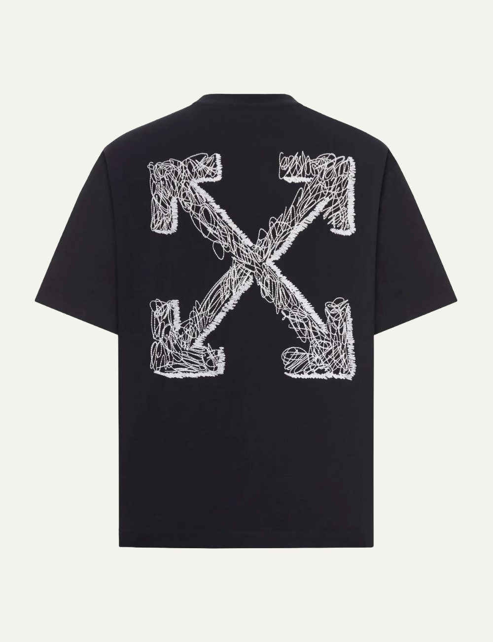OFF-WHITE SCRIBBLE ARROW SKATE TEE BLACK