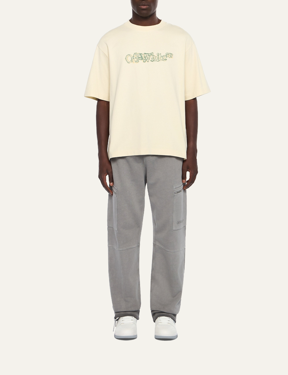 OFF WHITE CLOUDY ARROW SKATE S/S TEE