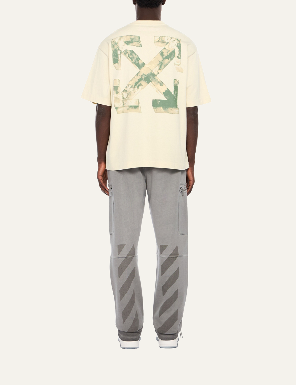 OFF WHITE CLOUDY ARROW SKATE S/S TEE