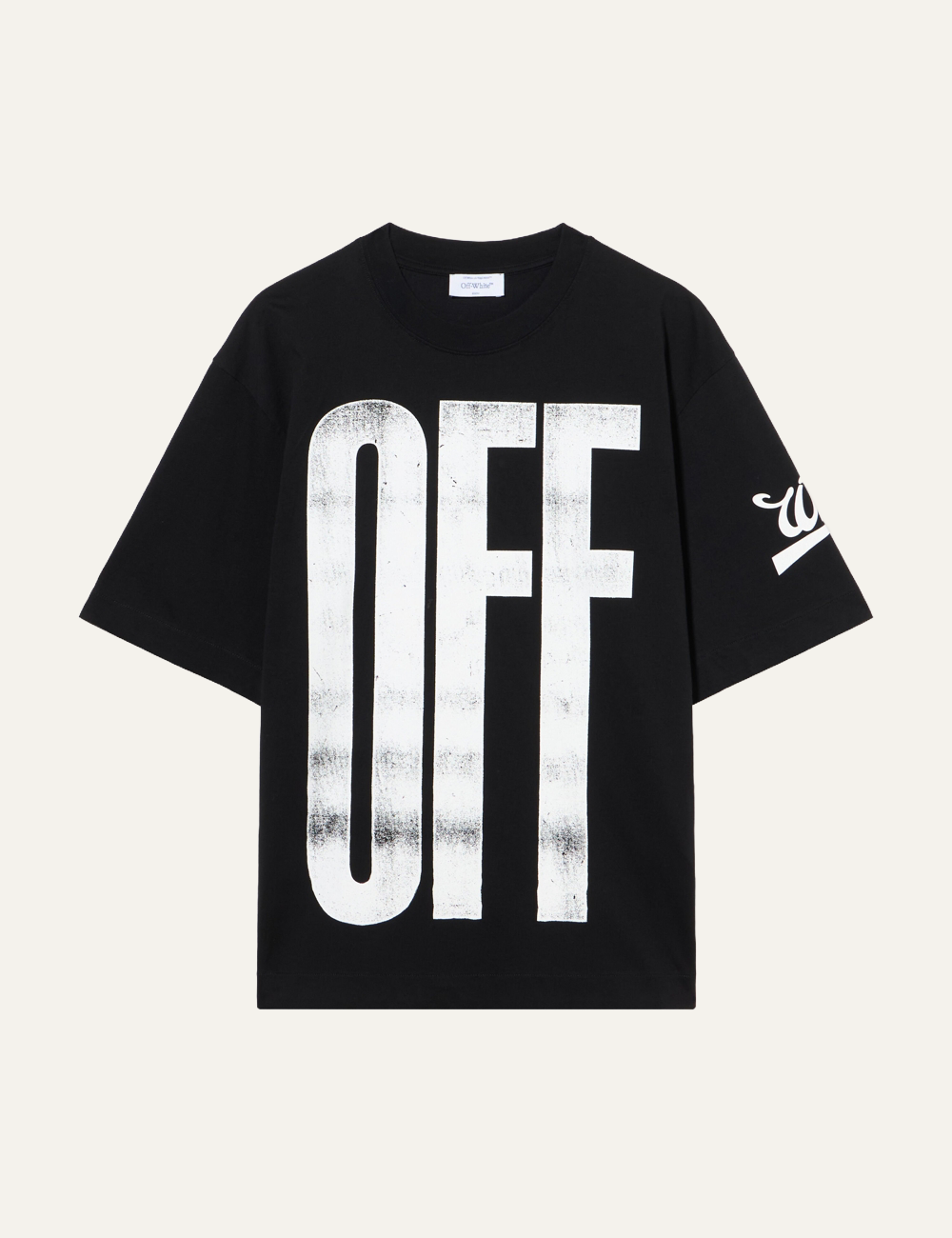 OFF WHITE BIG OFF DIAG SKATE S/S TEE