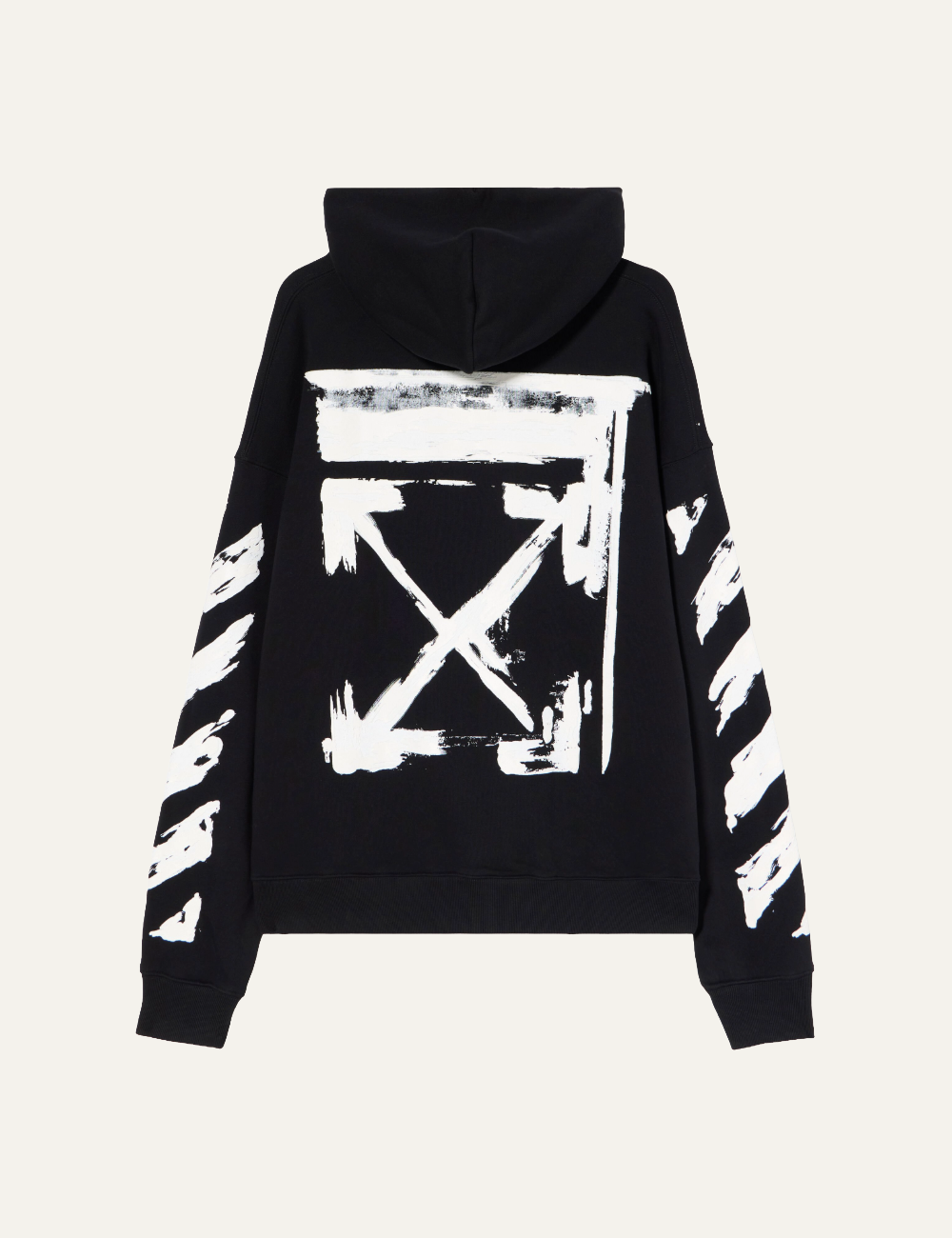 OFF WHITE INK ARROW SKATE HOODIE BLACK