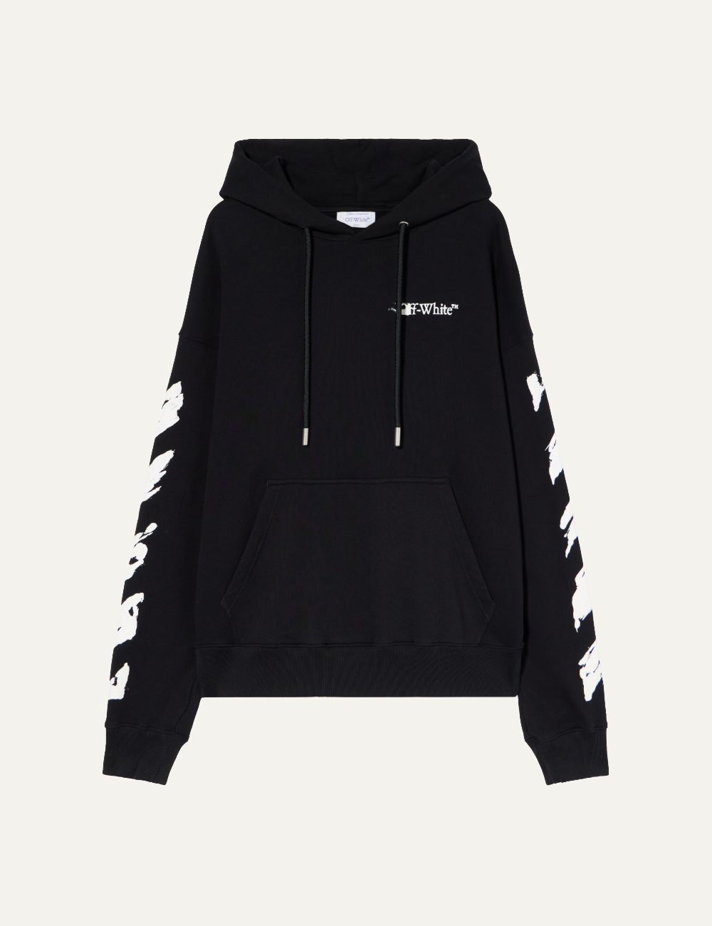 OFF WHITE INK ARROW SKATE HOODIE BLACK