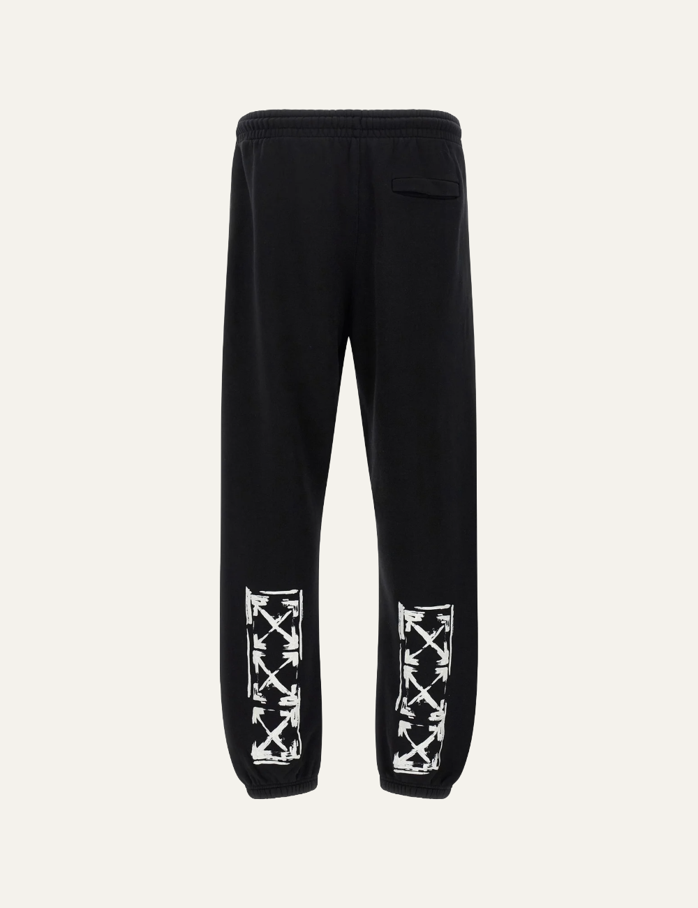 OFF WHITE INK ARROW CUFFED SWEATPANTS BLACK