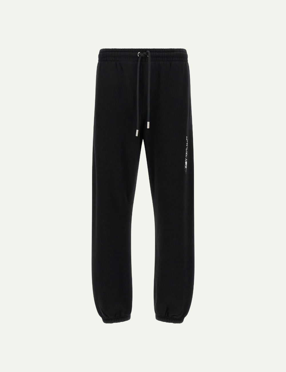 OFF WHITE INK ARROW CUFFED SWEATPANTS BLACK