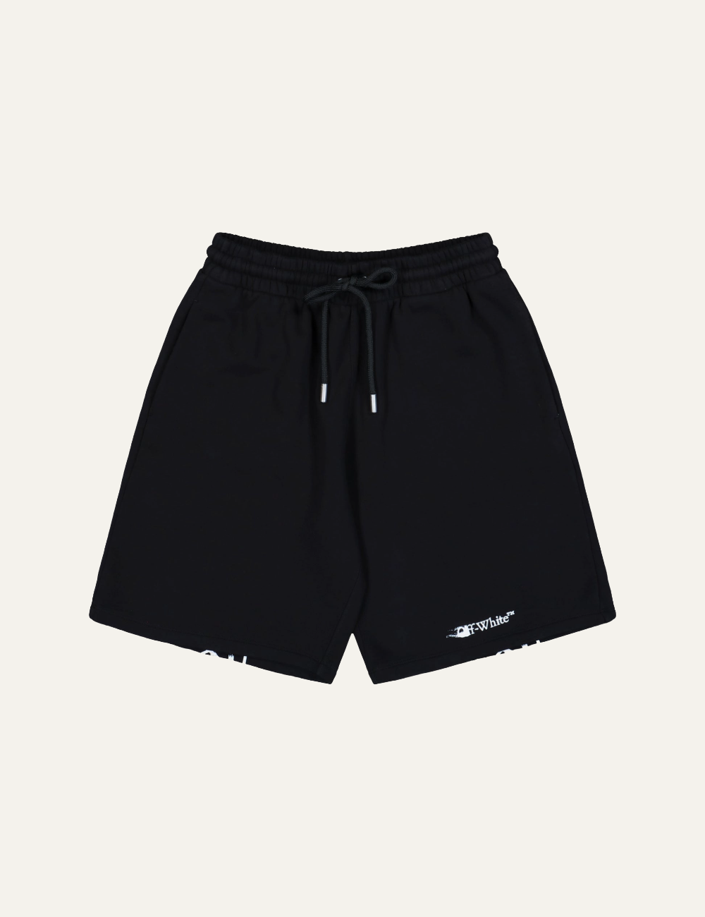 OFF WHITE INK ARROW SKATE SWEATSHORTS BLACK