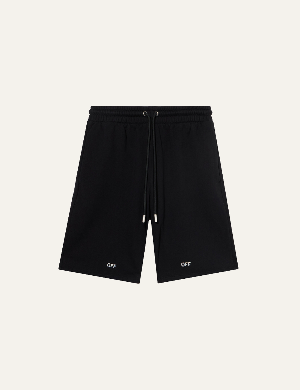 OFF WHITE NEWSPAPER ARR SKATE SWEATSHORT