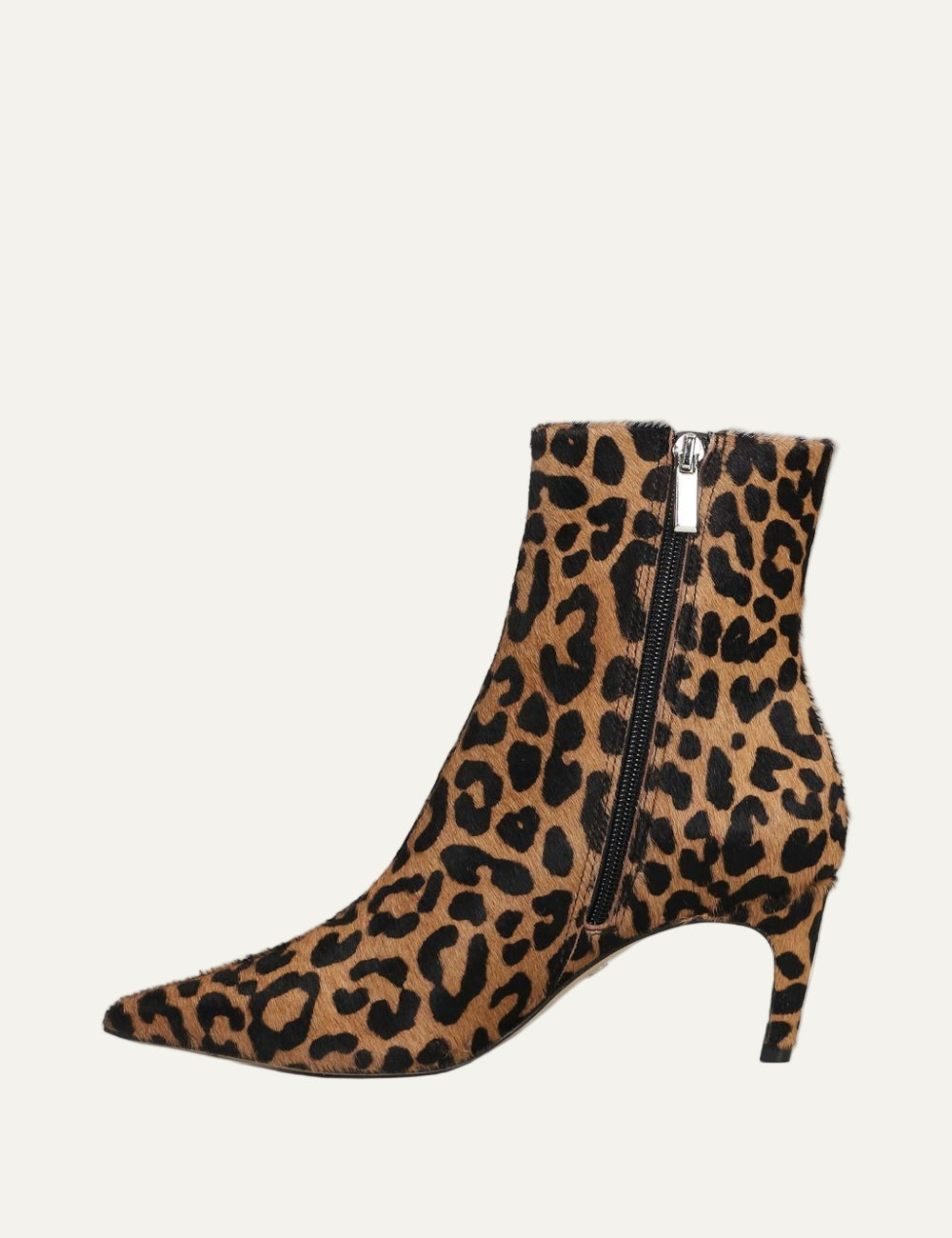 CARRANO LEATHER LEOPARD BOOTIES
